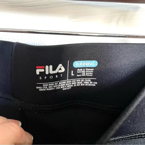 FILA Sport Running Black Active Capri Leggings - Picture 4 of 6